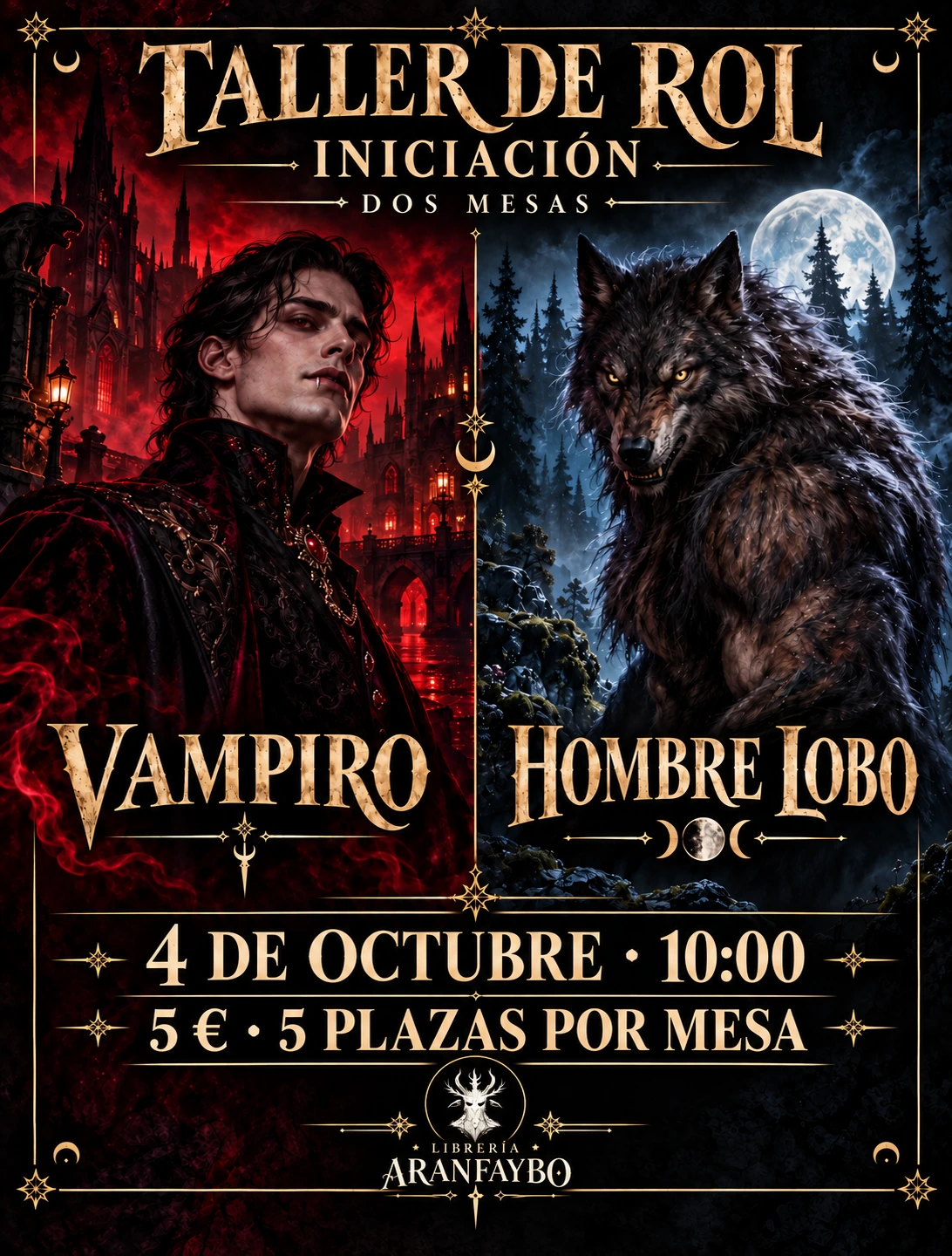 Partida de Rol Vampiro Hombre lobo Partida de Rol Vampiro Hombre lobo