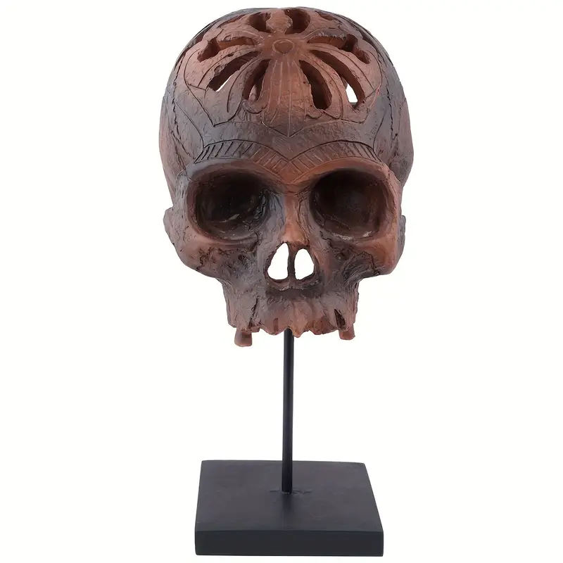  Calavera de Cobre Rojo Vintage